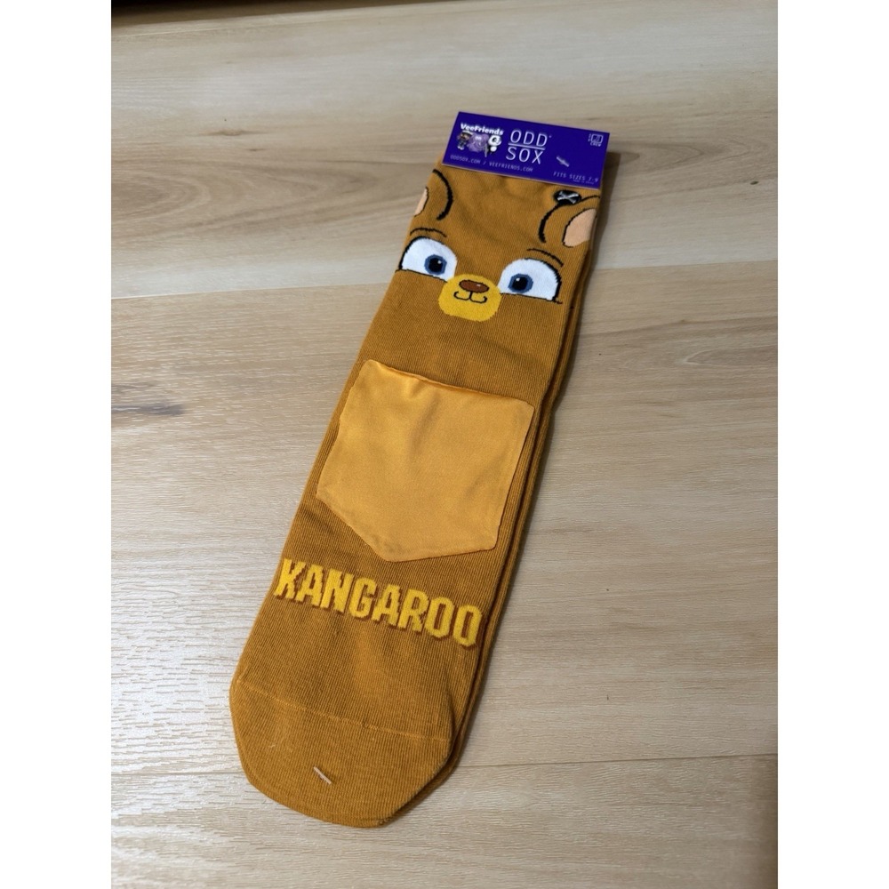 Odd Sox x VeeFriends Kindred Kangaroo Novelty Crew Socks Size 7-9 NWT Gary Vee